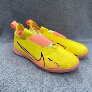 Nike Zoom Mercurial Vapor 15 Academy IC Indoor Soccer Shoes Cleats Yellow Orange